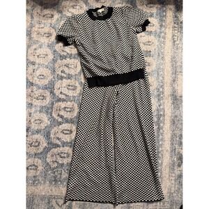 Saint Geraldine Checkered Set Top Small Bottom XS Pristine Condition